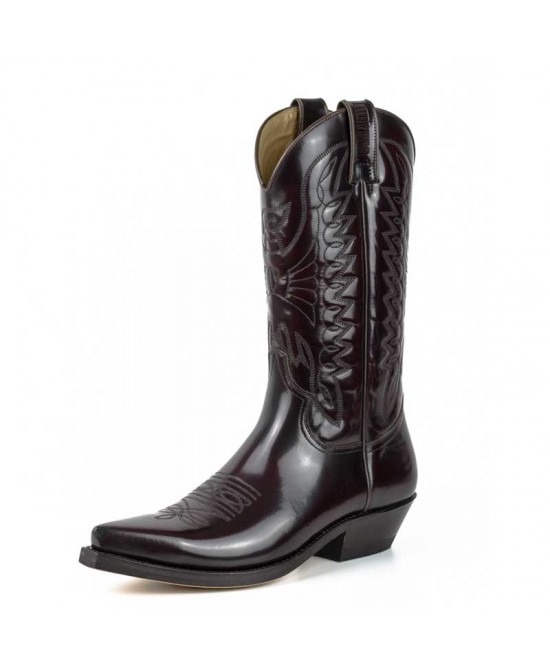 Burgundy cowboy clearance boots